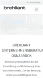 Mobile Screenshot of brehliant.de